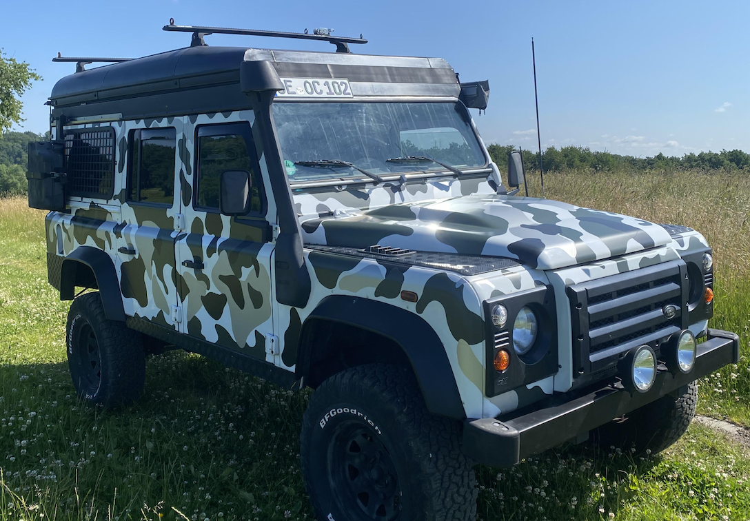 Land Rover Defender mit Aufstelldach